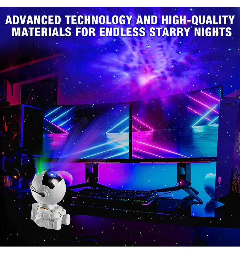 Galaxy Star Astronaut Projector Light Starry Sky Porjectors Lamp