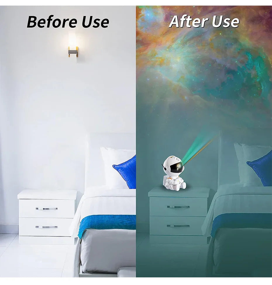 Galaxy Star Astronaut Projector Light Starry Sky Porjectors Lamp