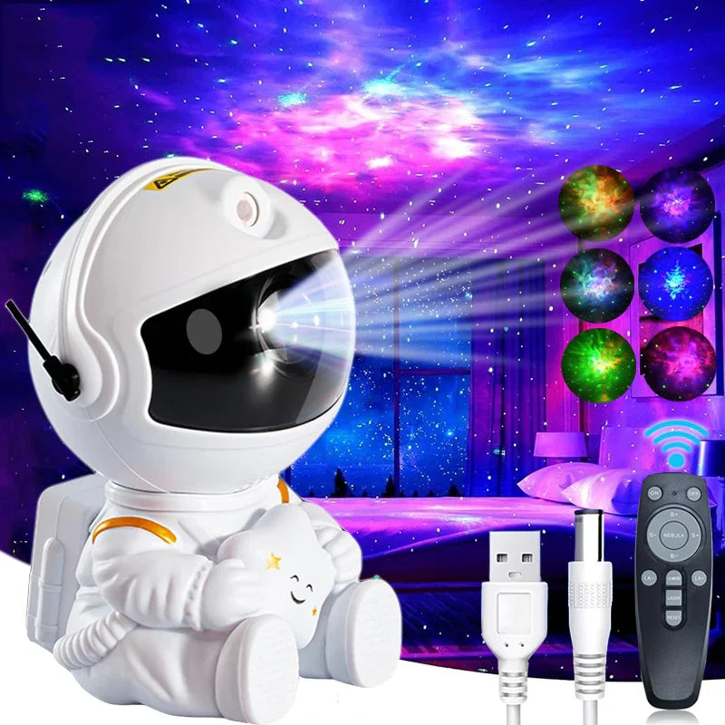 Galaxy Star Astronaut Projector Light Starry Sky Porjectors Lamp